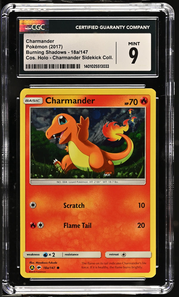 Charmander Sidekick Collection 2017 CGC 9